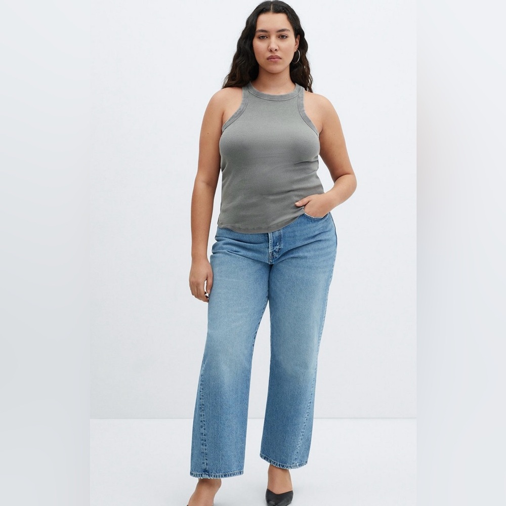 MANGO Ribbed Fitted Top - Picture 6 of 6